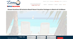 Desktop Screenshot of godreamvacations.com